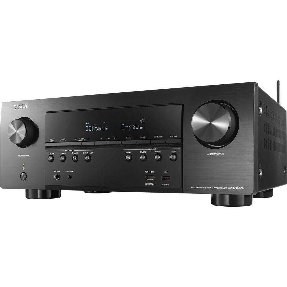 Denon AVR-S940H 7.2-Channel Network A V Receiver