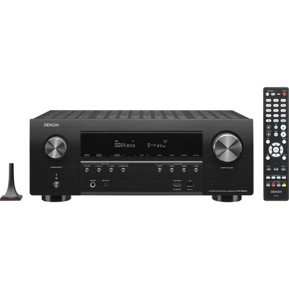 Denon AVR-S940H 7.2-Channel Network A V Receiver