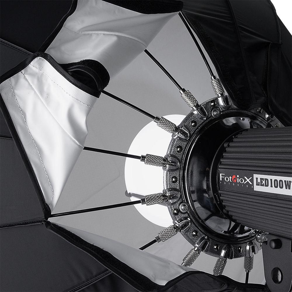 FotodioX EZ-Pro Foldable Beauty Dish Softbox Combo with 50-Degree Grid for Novatron Flash Heads