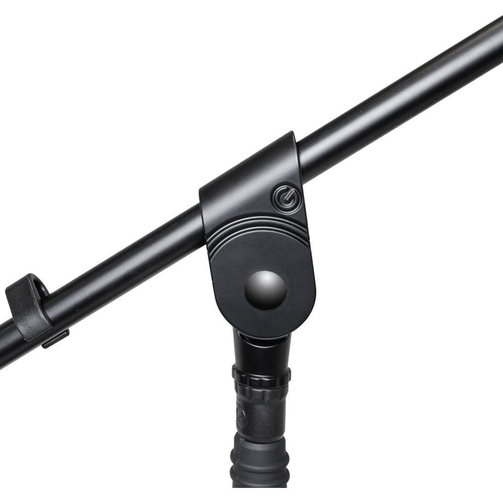 Gravity Stands Microphone Stand Round Base 1 Point Telescoping Boom