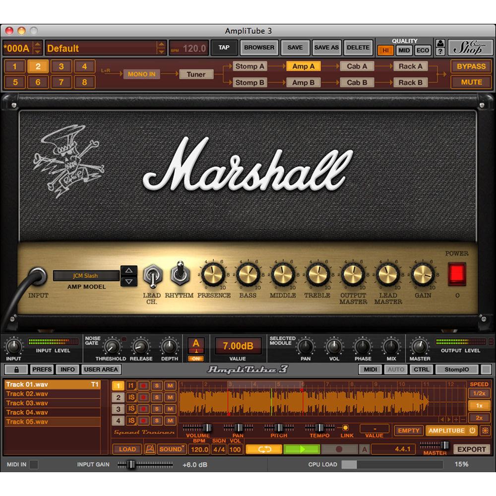 IK Multimedia AmpliTube MAX - Total Bundle of Guitar Amplifier and Cabinet Emulation Software