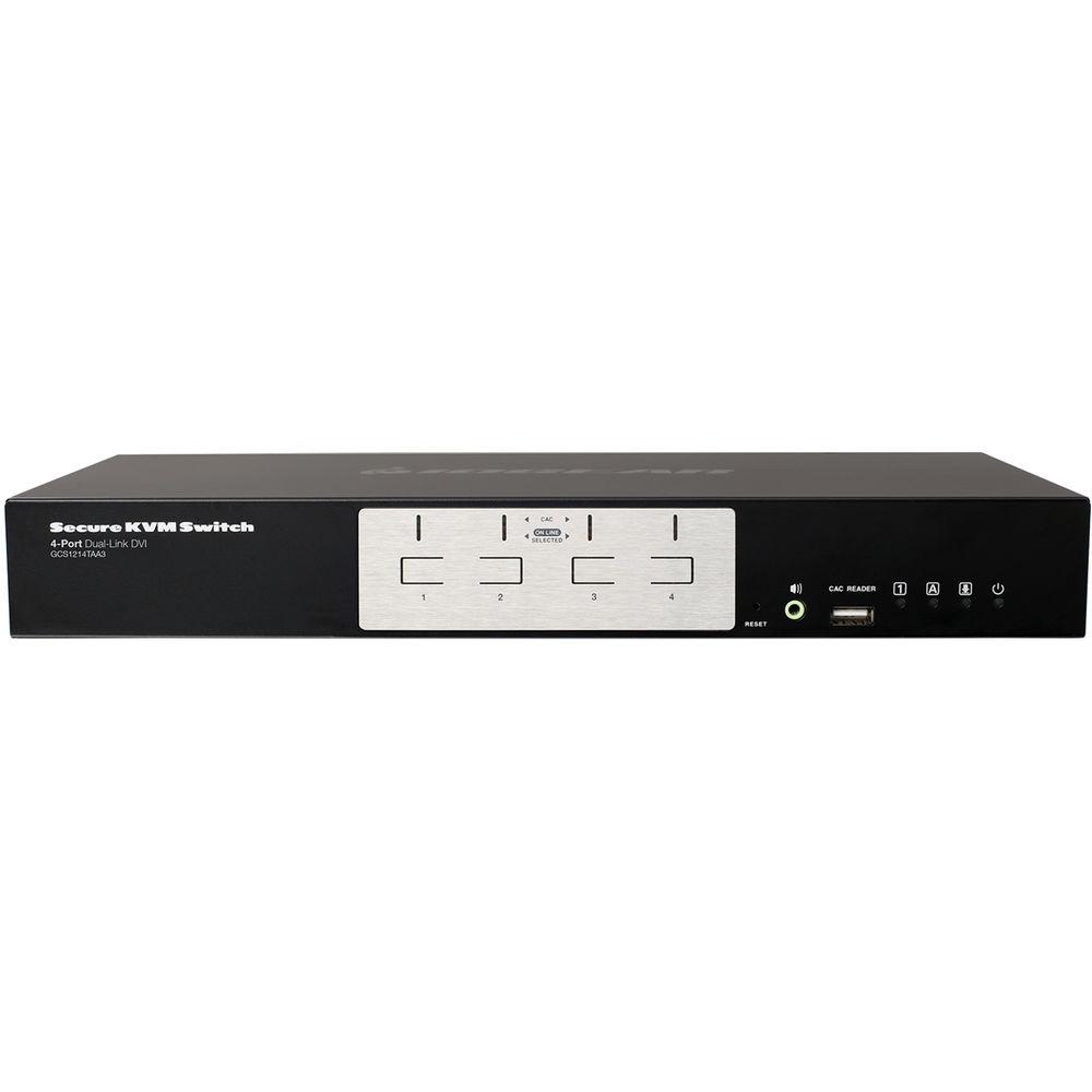 IOGEAR 4-Port Dual-Link DVI Secure KVM Switch