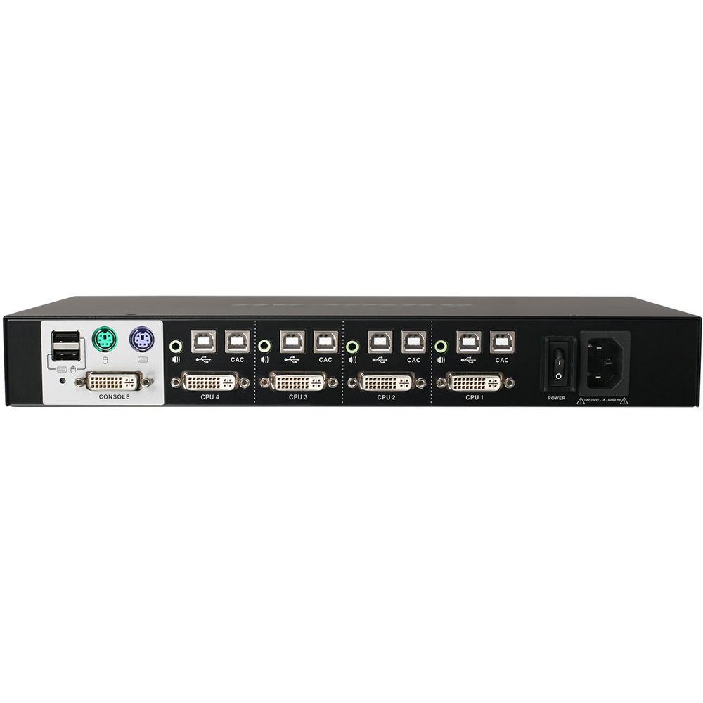 IOGEAR 4-Port Dual-Link DVI Secure KVM Switch