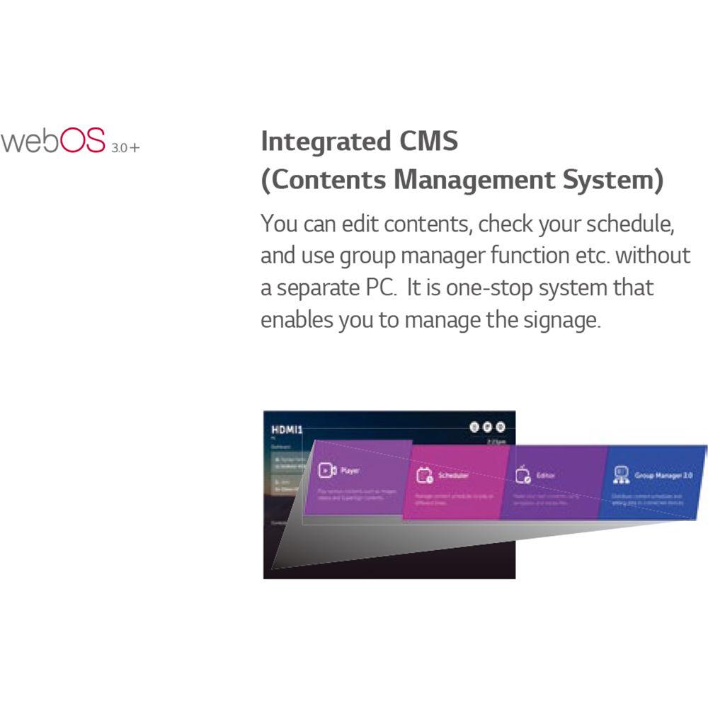 LG SM5KD-Series 43"-Class Full HD Commercial Smart LED Display