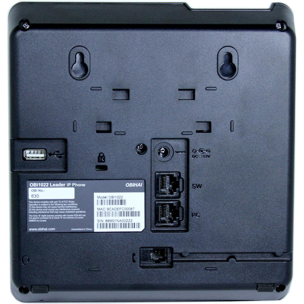 Obihai Technology OBi1022 10-Line IP Phone with Power Supply