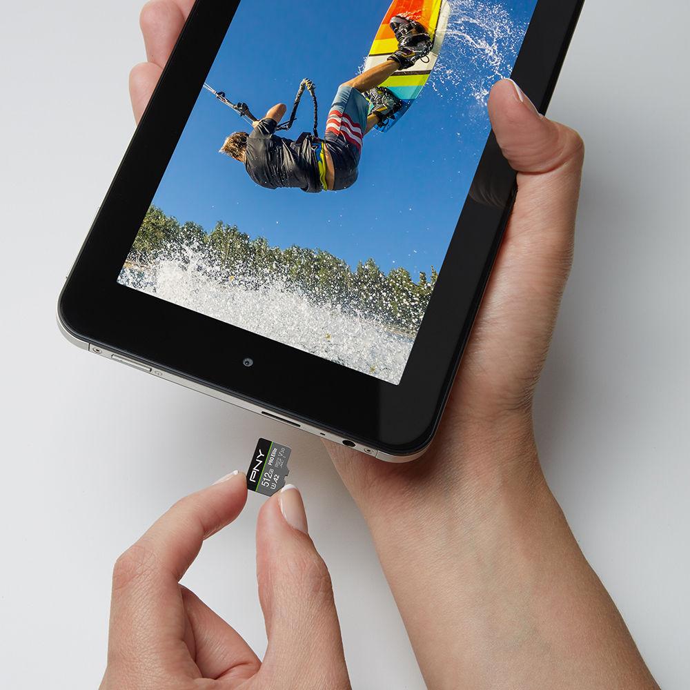 PNY Technologies 512GB U3 PRO Elite microSD Card