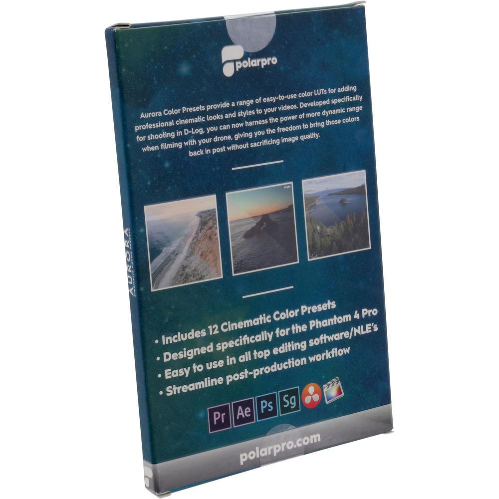 PolarPro Aurora Cinematic Color Presets for Phantom 4 Pro Adv Edition