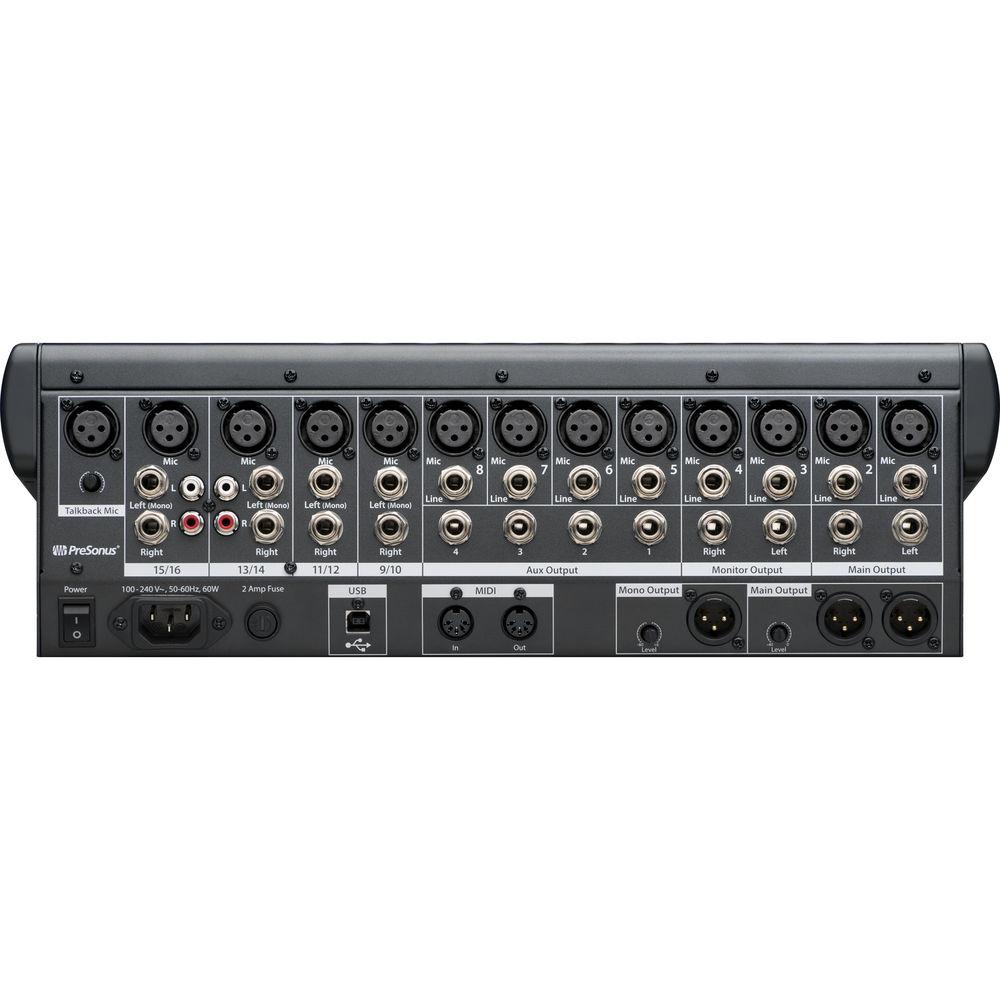 PreSonus StudioLive 16.0.2 USB Performance & Recording Digital Mixer