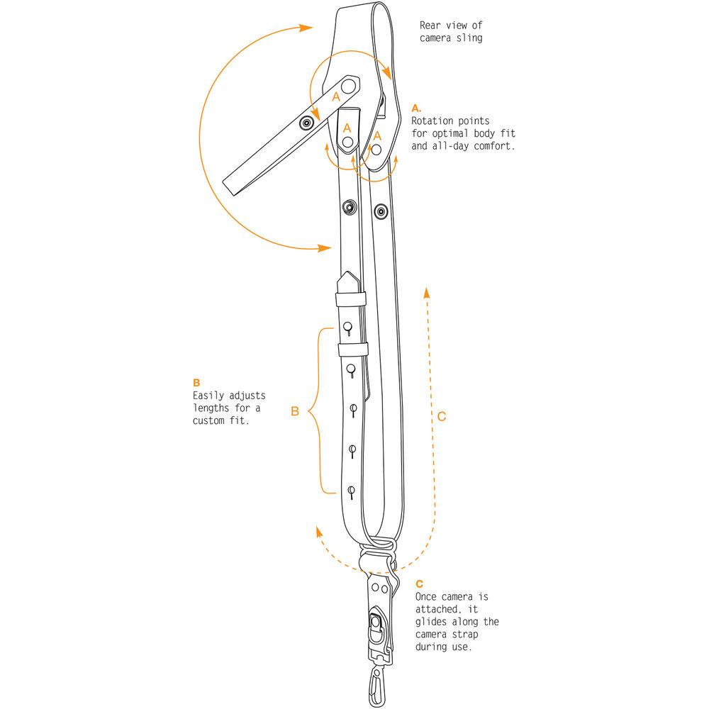 RL Handcrafts Andino Pro Leather Camera Sling