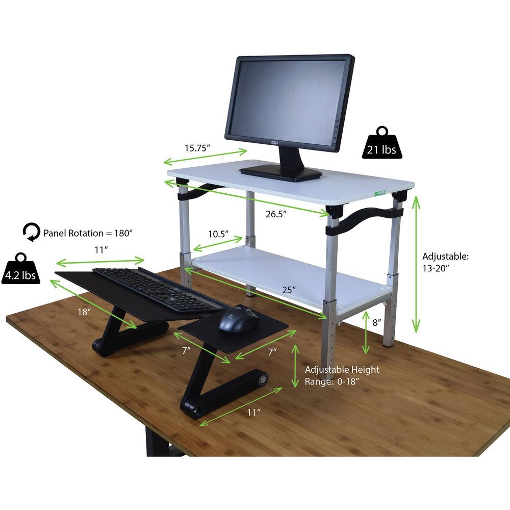 Uncaged Ergonomics Lift Standing Desk Converter