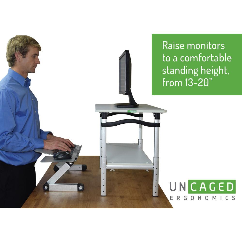 Uncaged Ergonomics Lift Standing Desk Converter