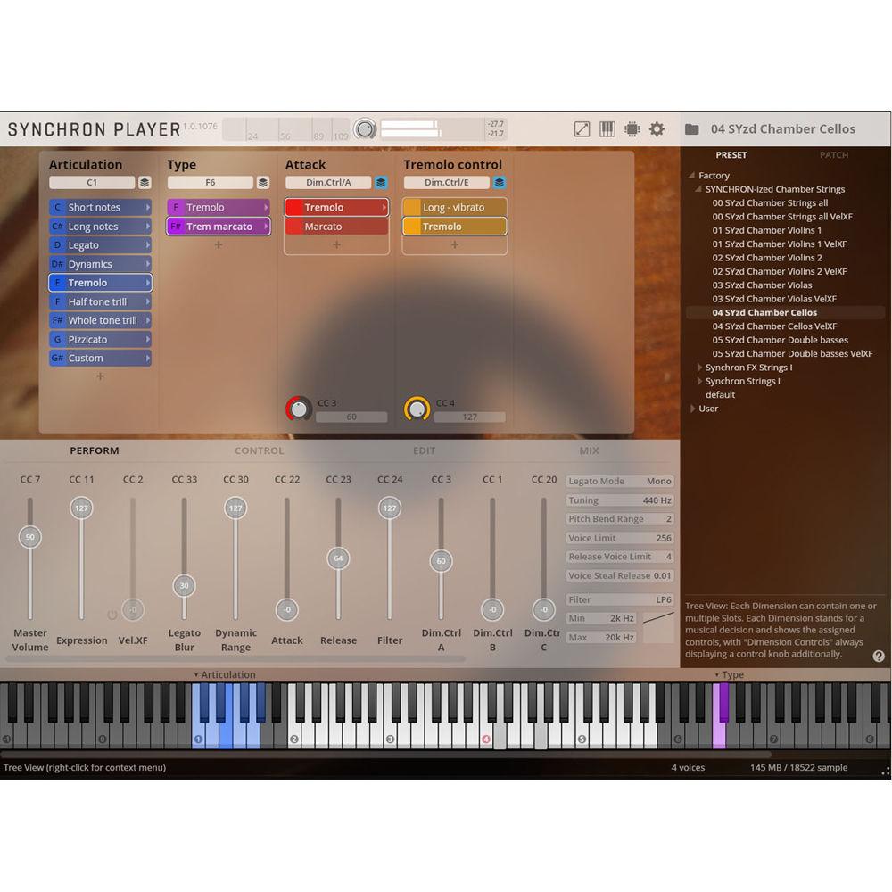 Vienna Symphonic Library SYNCHRON-ized Chamber Strings - Virtual Instrument