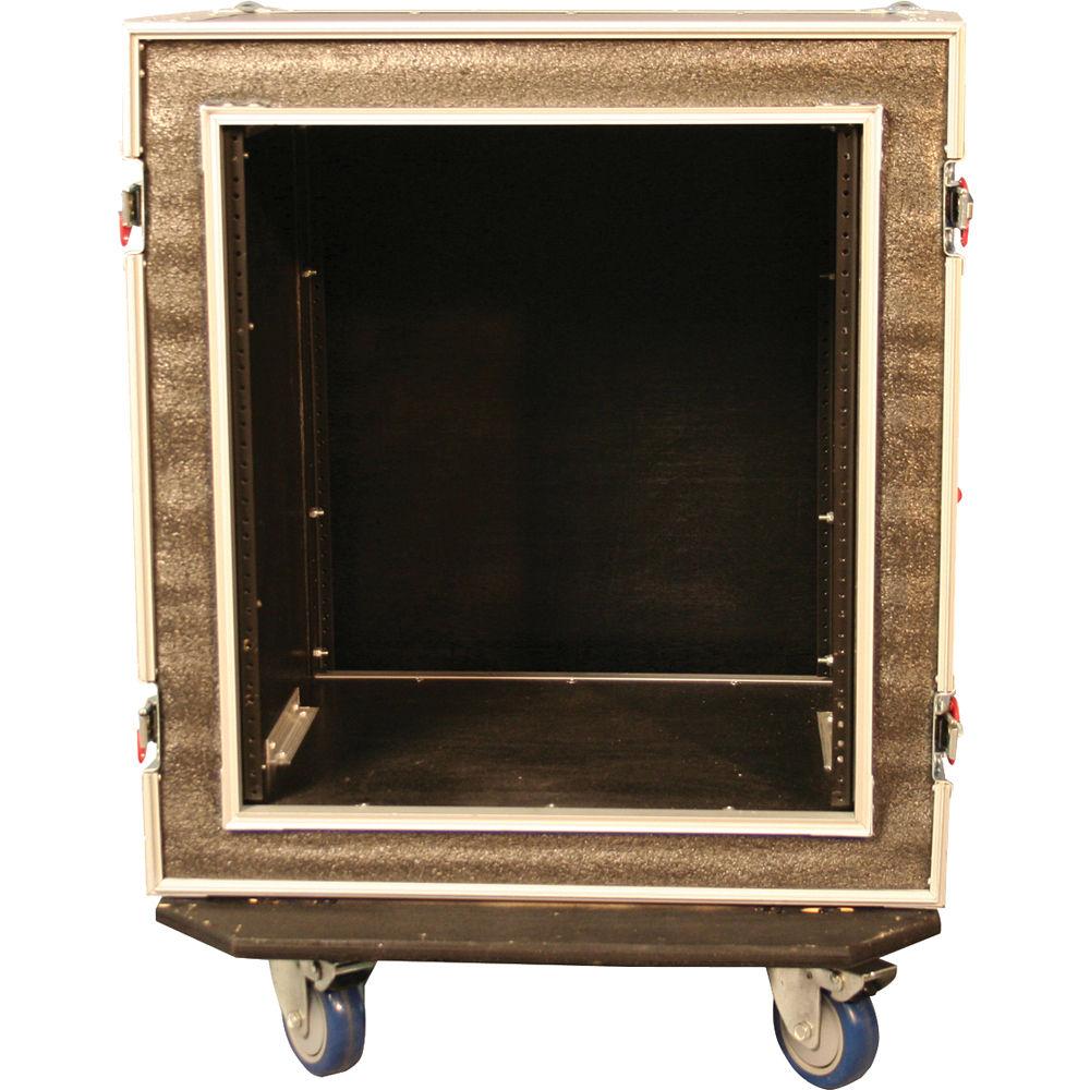 Gator Cases G-TOUR SHK-12-CAST 12 Space Tour Style ATA Shock Rack Case with Casters