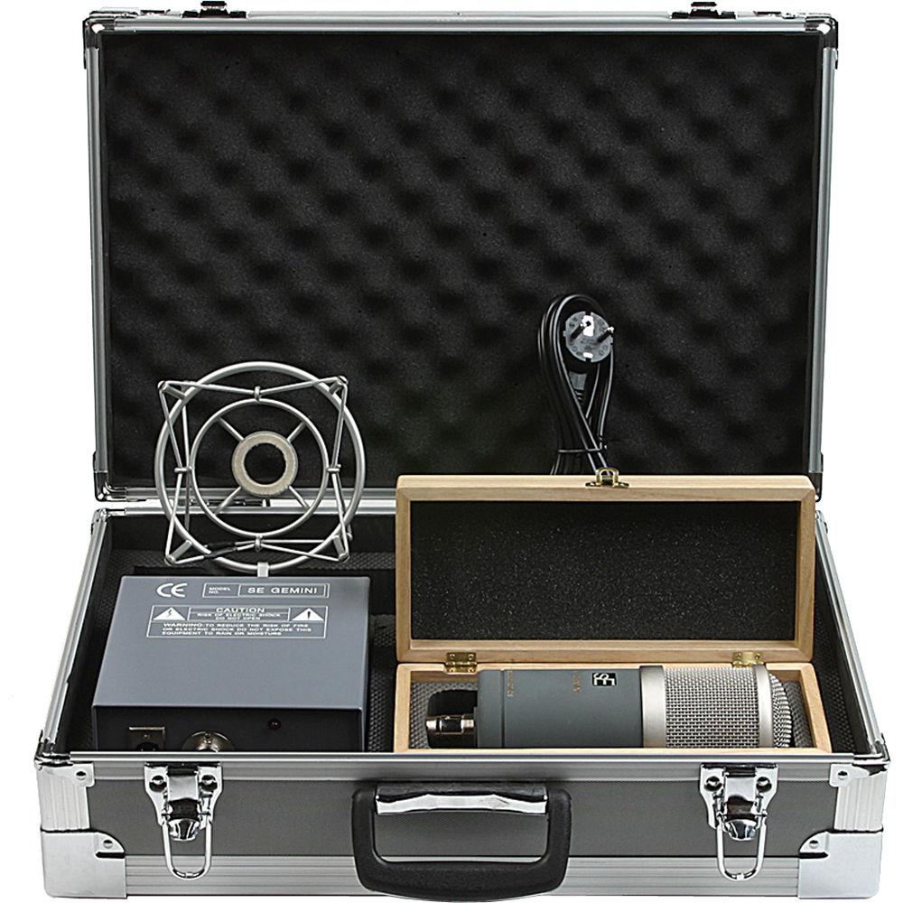 sE Electronics Gemini II Dual Tube Cardioid Condenser Microphone with High Pass Filter and -10dB Pad