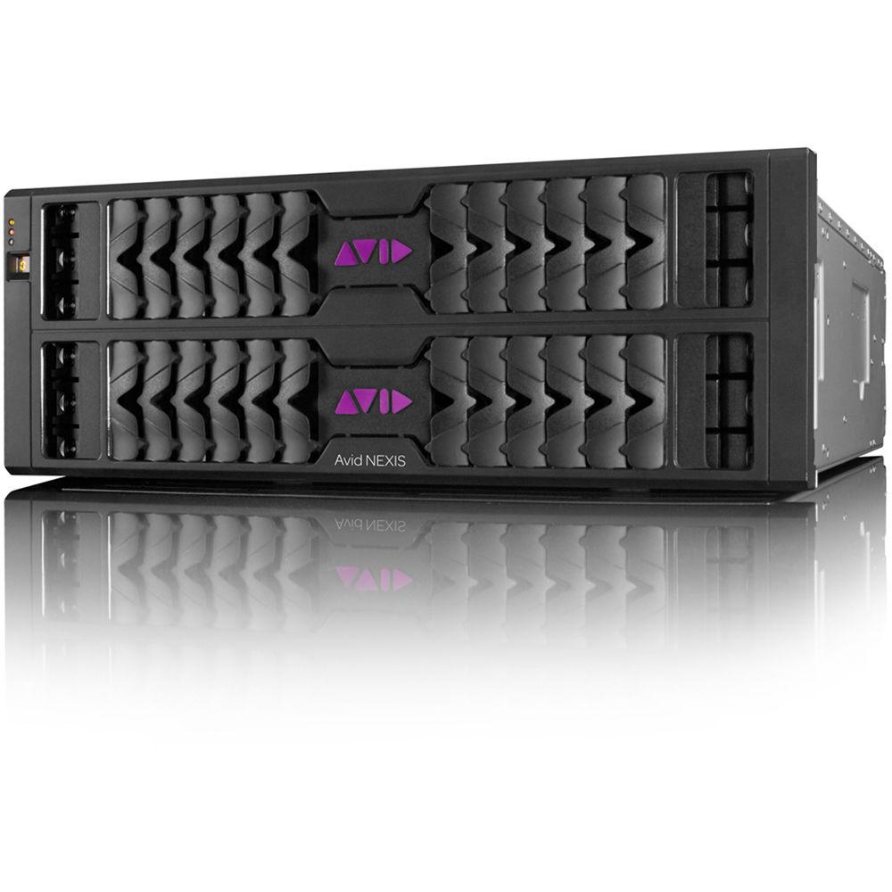 Avid Nexis E4 120TB Includes Avid Nexis FS Foundation E4 Engine With Two 60TB Media Packs, 2 Drive