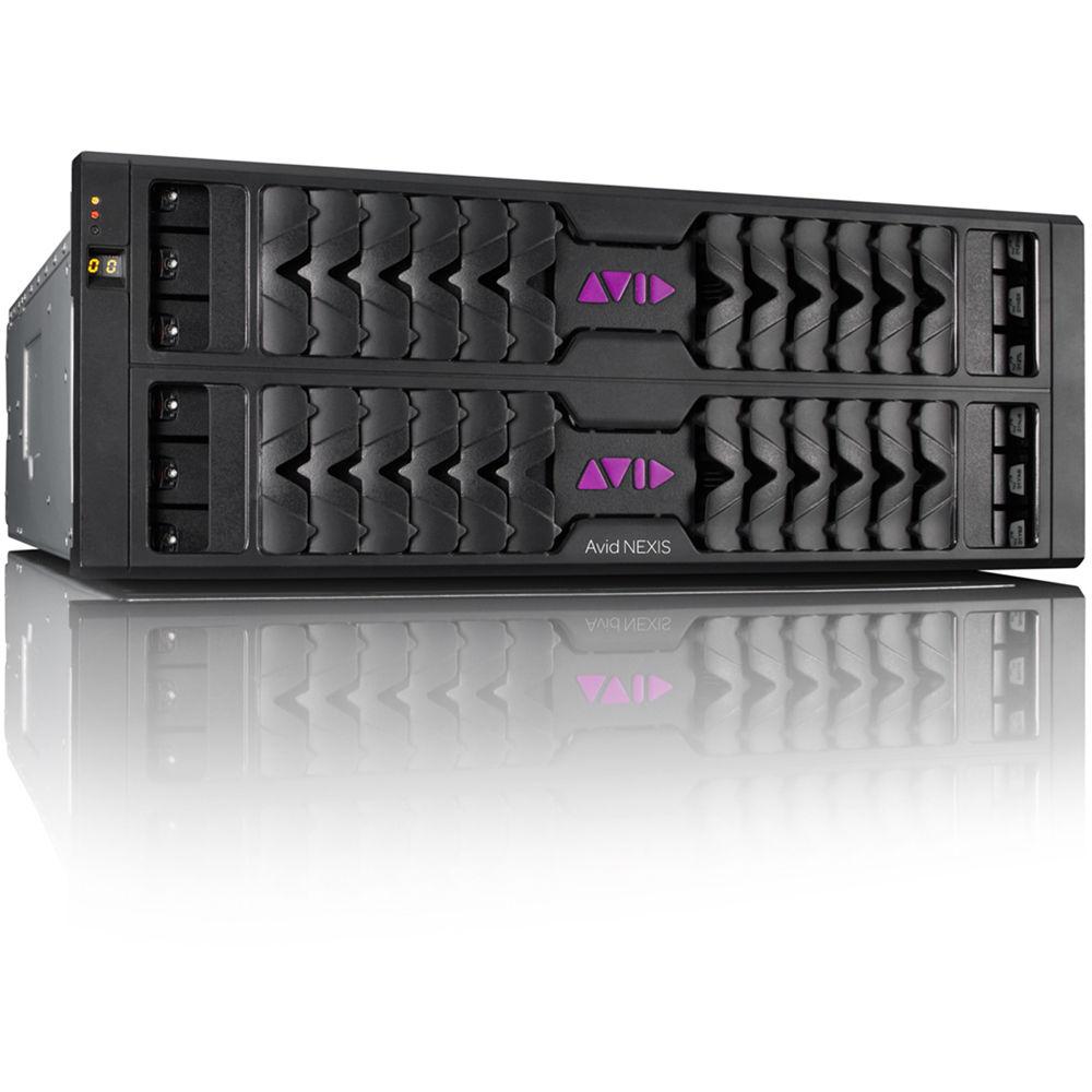 Avid Nexis E4 120TB Includes Avid Nexis FS Foundation E4 Engine With Two 60TB Media Packs, 2 Drive