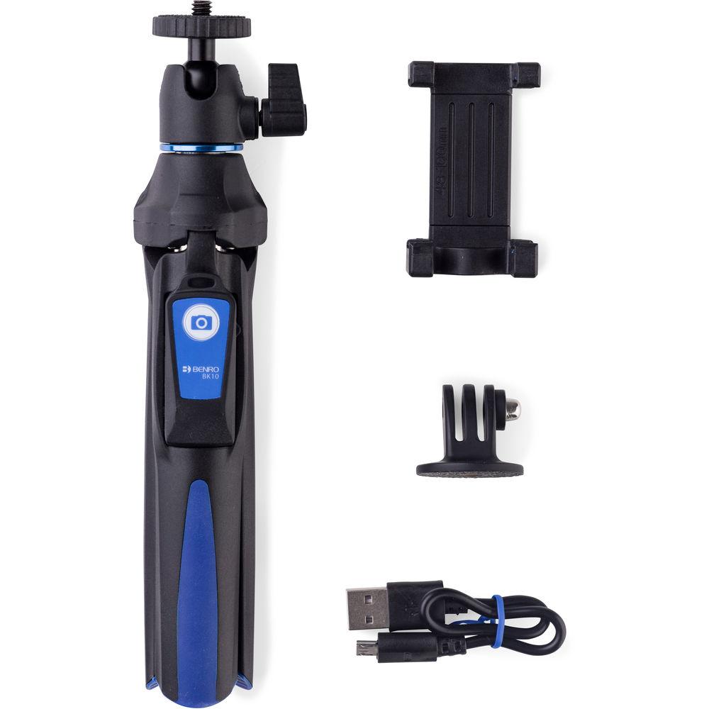 Benro BK10 Mini Tripod and Selfie Stick for Smartphones