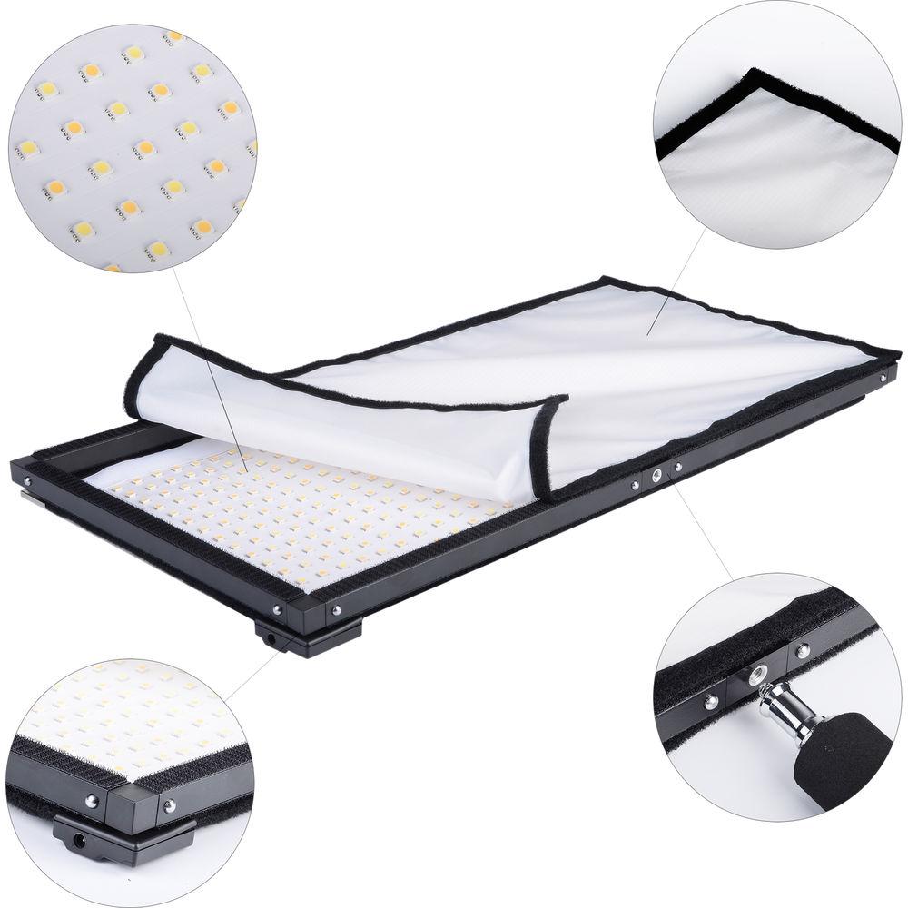 Bescor FM448 Flexible Bi-Color LED Light Mat with Swivel Ball Mount