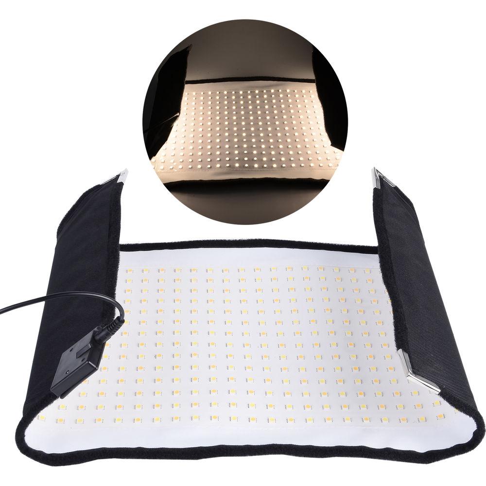 Bescor FM448 Flexible Bi-Color LED Light Mat with Swivel Ball Mount