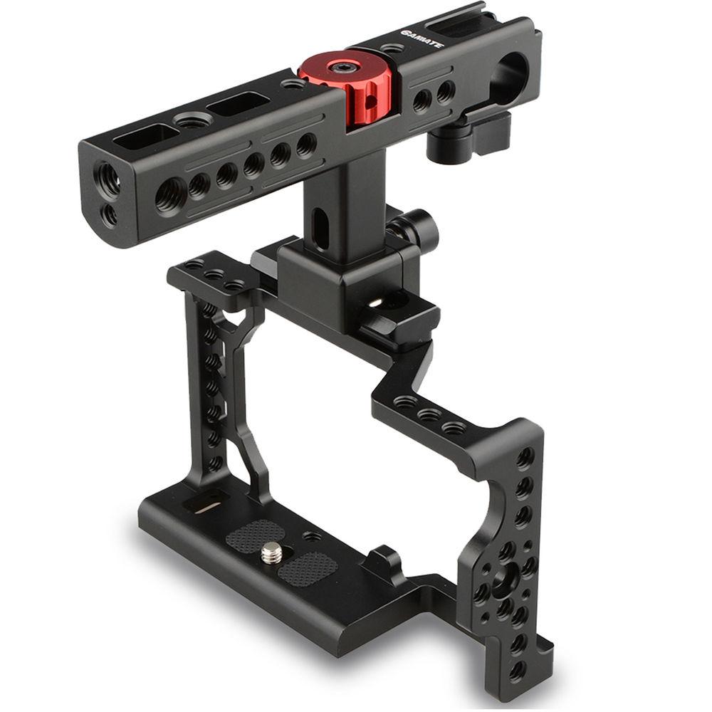 CAMVATE a6500 Handheld Camera Cage with QR Cheese Handle