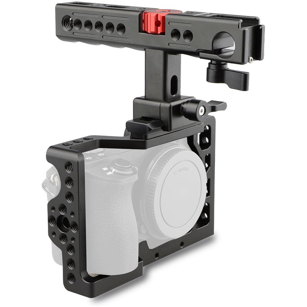 CAMVATE a6500 Handheld Camera Cage with QR Cheese Handle