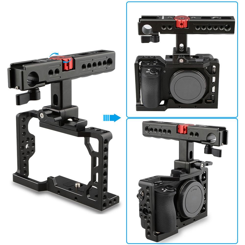 CAMVATE a6500 Handheld Camera Cage with QR Cheese Handle