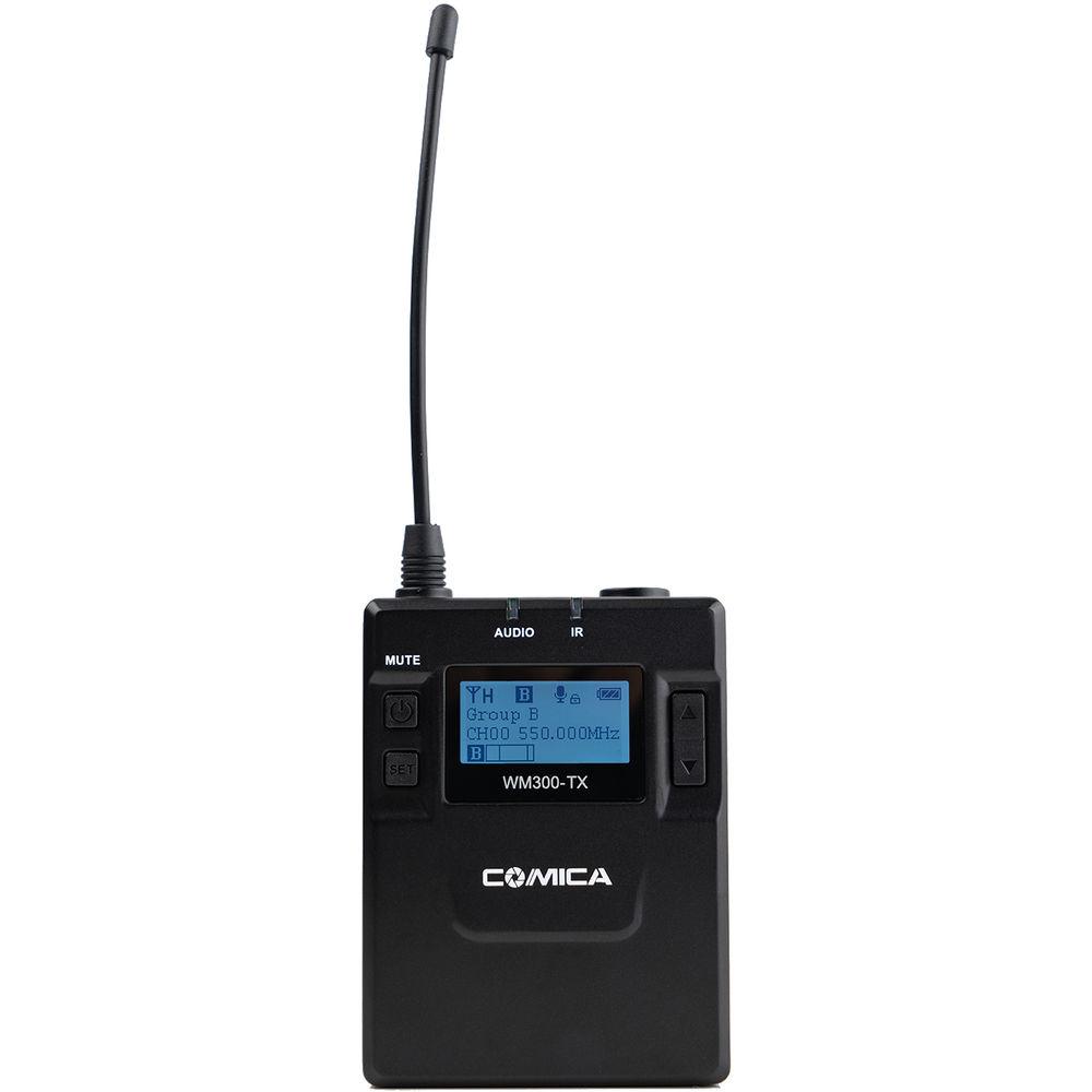 Comica Audio CVM-WM300A 2-Person Camera-Mount Wireless Omni Lavalier Microphone System with Rechargeable Batteries