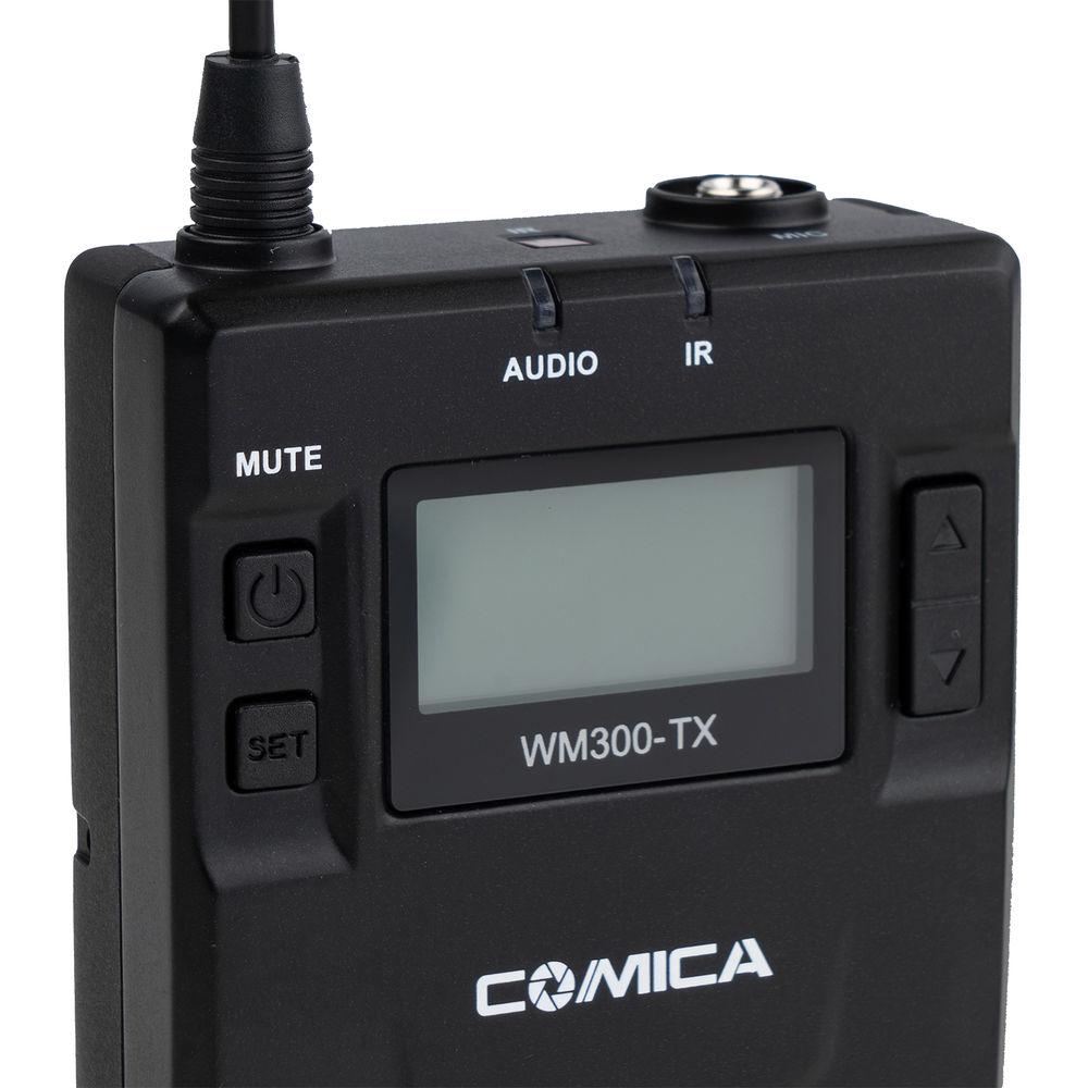 Comica Audio CVM-WM300A 2-Person Camera-Mount Wireless Omni Lavalier Microphone System with Rechargeable Batteries