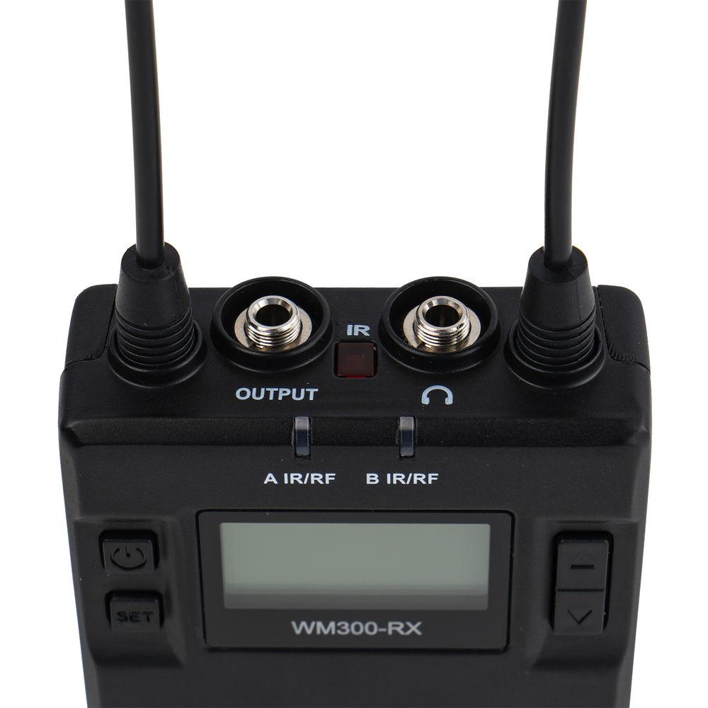 Comica Audio CVM-WM300A 2-Person Camera-Mount Wireless Omni Lavalier Microphone System with Rechargeable Batteries