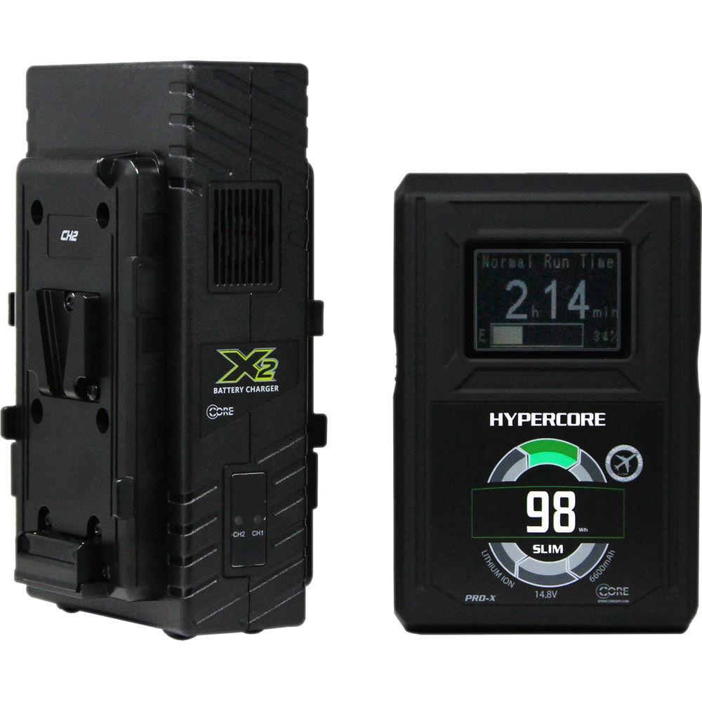 Core SWX HyperCore Slim 98 2-Battery Kit with X2S Vertical Charger