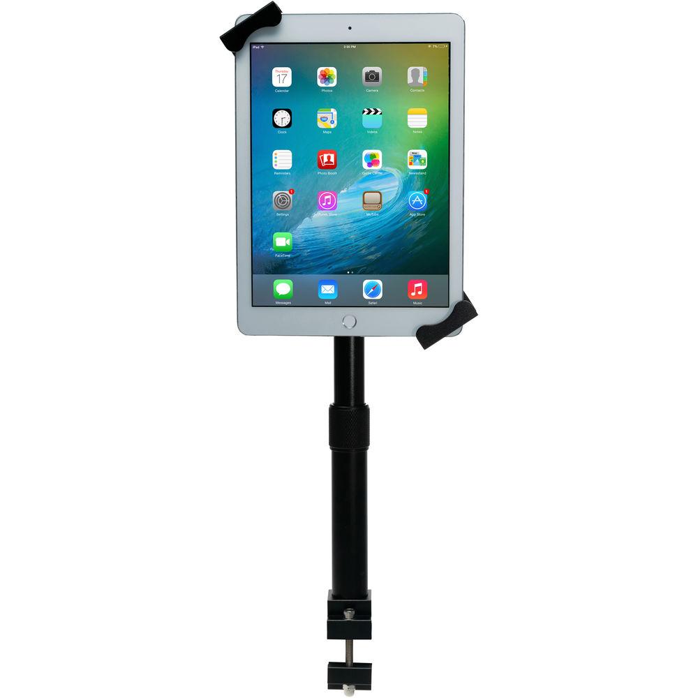 CTA Digital PAD-HATGU Height-Adjustable, Tube-Grip Security Mount for 7 to 14" Tablets