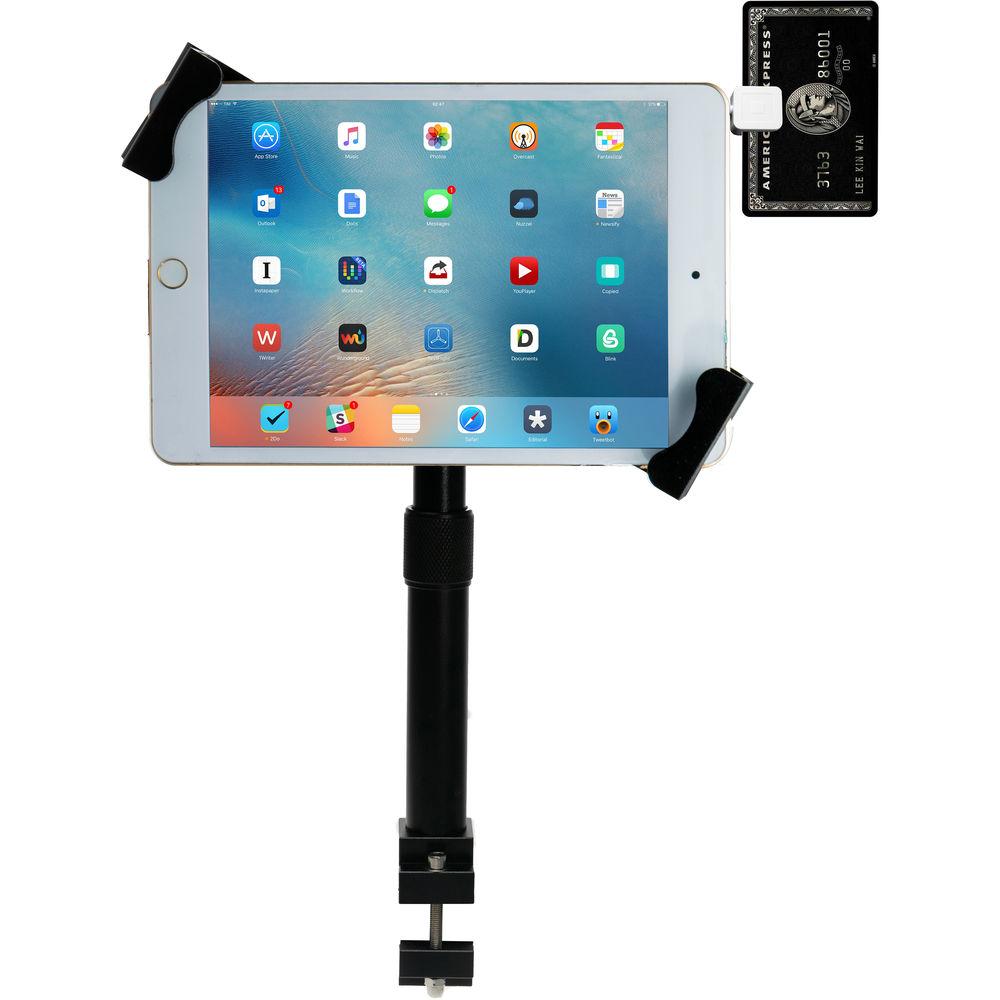 CTA Digital PAD-HATGU Height-Adjustable, Tube-Grip Security Mount for 7 to 14" Tablets