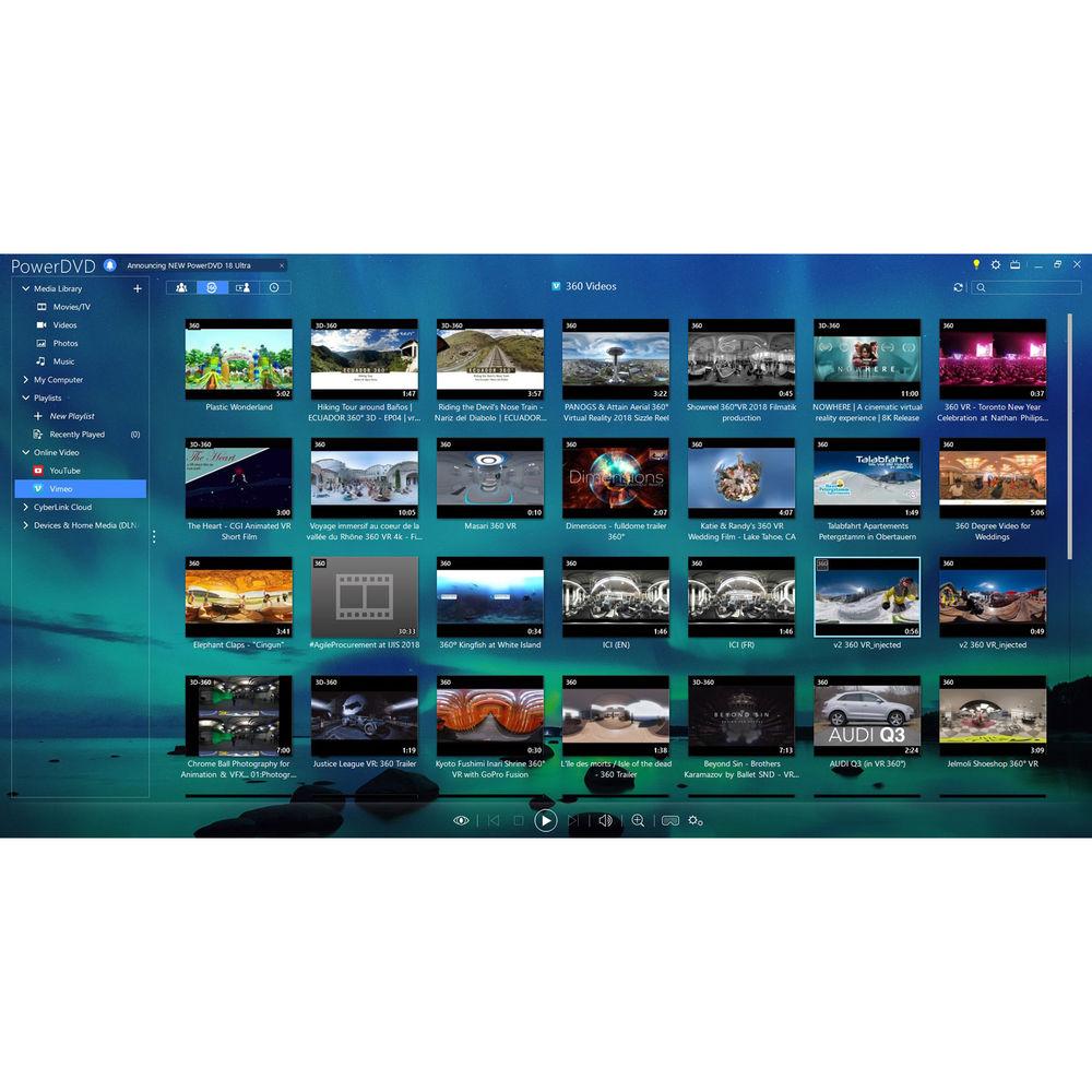 CyberLink PowerDVD 18 Ultra