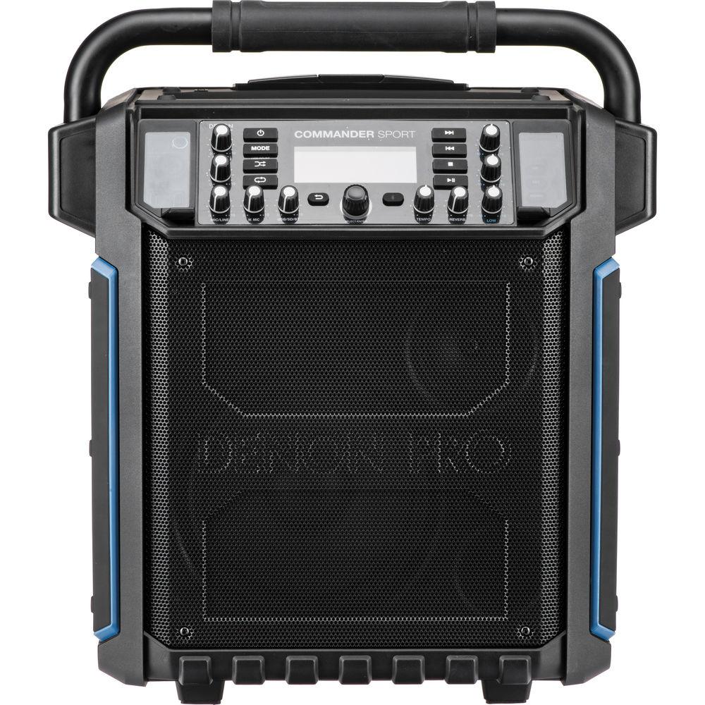 Denon Commander Sport Portable Water-Resistant 120W All-In-One PA System with Wireless Handheld Microphone