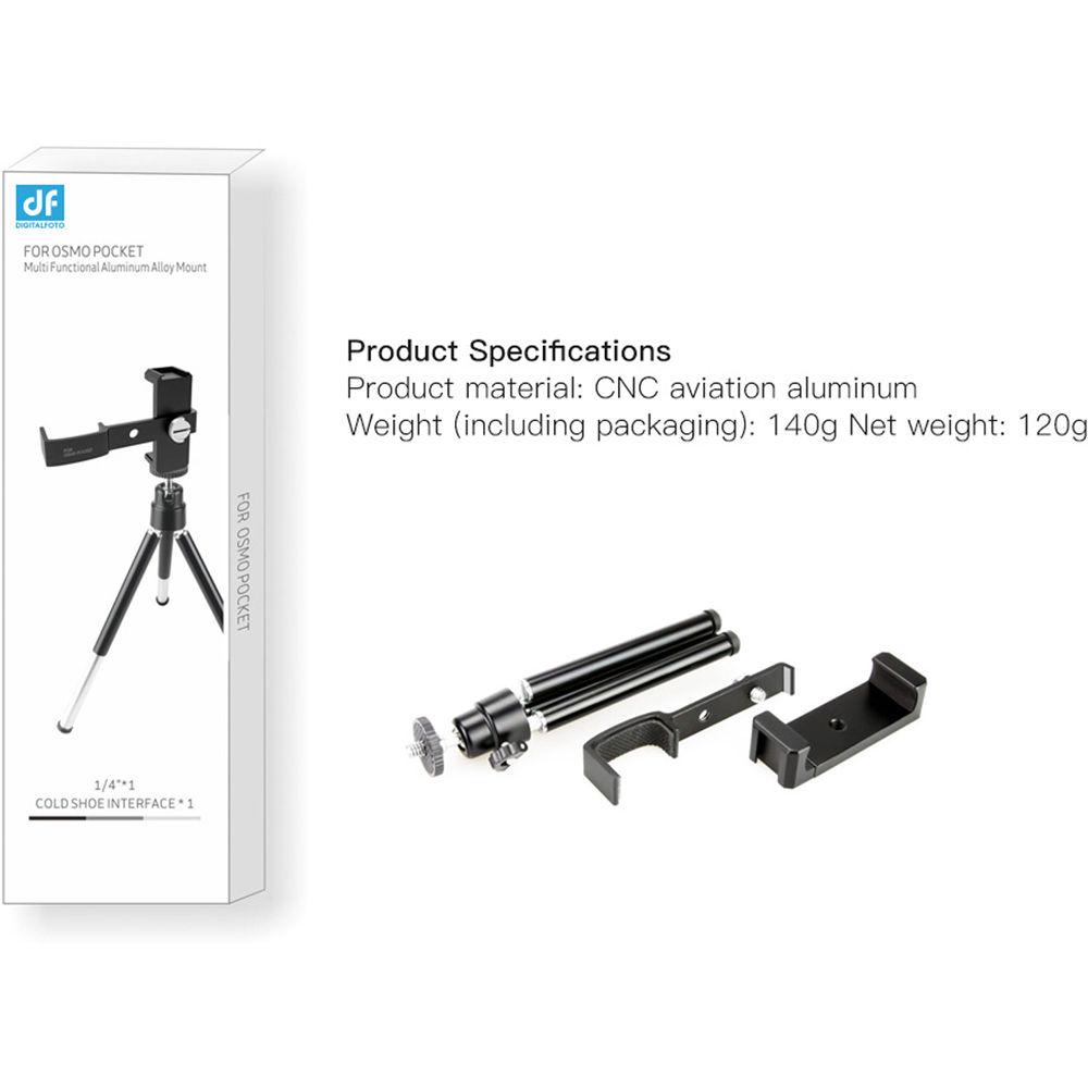 DigitalFoto Solution Limited Mini Tripod & Smartphone Clamp for DJI Osmo Pocket