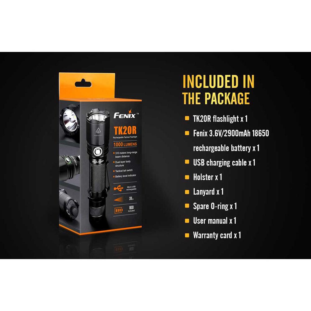 Fenix Flashlight TK20R Rechargeable LED Flashlight