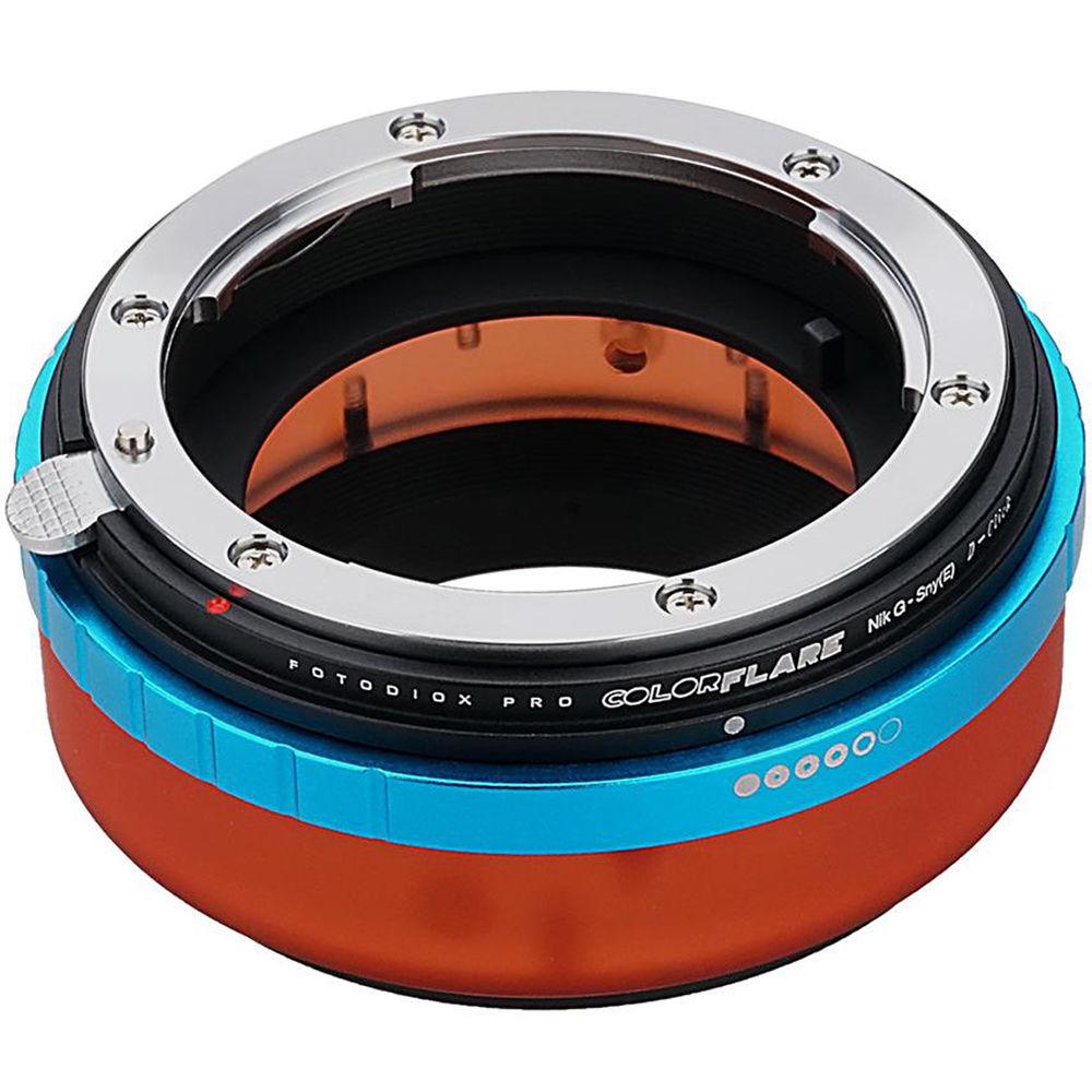 FotodioX ArtFX ColorFlare Sony E-Mount to Nikon G-Type Lens Adapter