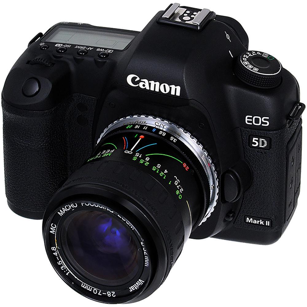 FotodioX Mount Adapter for Contax Yashica Lens to Canon EOS Camera