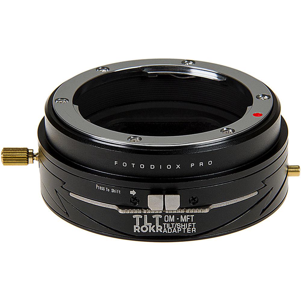 FotodioX Pro TLT ROKR Tilt-Shift Lens Mount Adapter for Olympus OM-Mount Lens to Micro Four Thirds Mount Camera