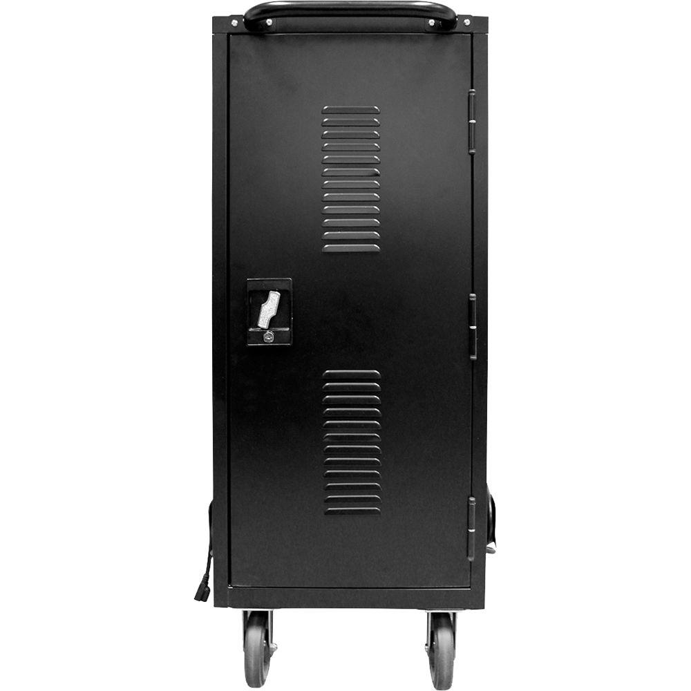 HamiltonBuhl LTAB-30A 30-Bay Tablet and iPad Charging Storage Cart