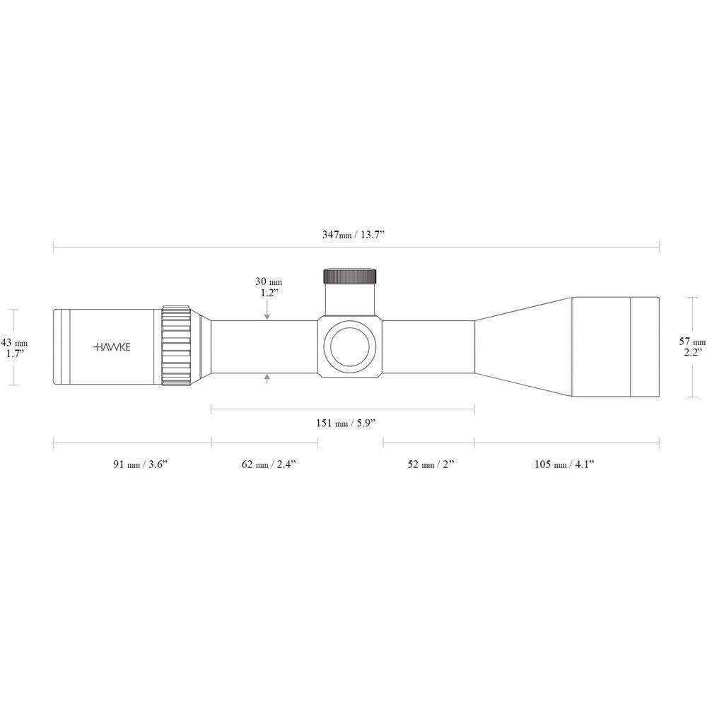 Hawke Sport Optics 4-16x50 Vantage 30 WA SF Riflescope