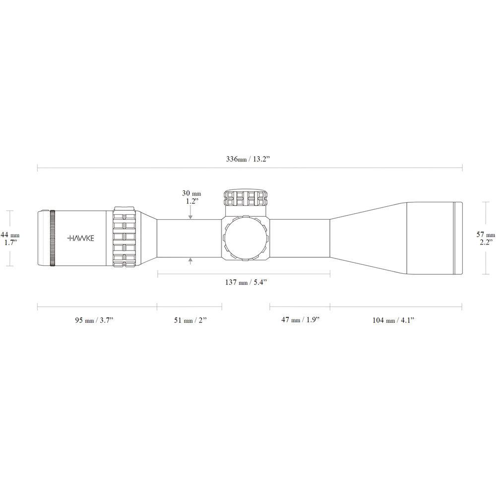 Hawke Sport Optics 4-20x50 Frontier FFP Riflescope