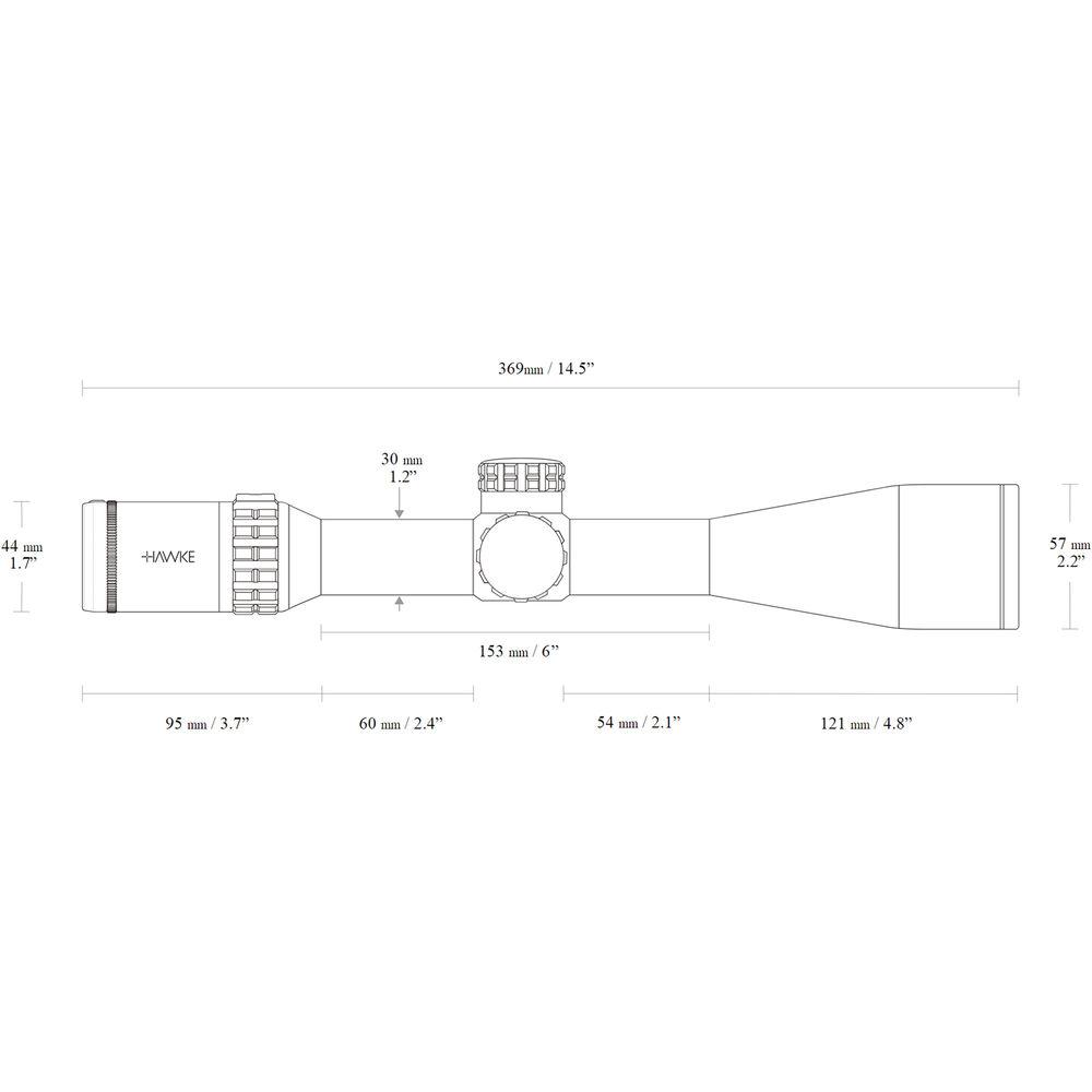 Hawke Sport Optics 4-24x50 Frontier 30 SF Riflescope