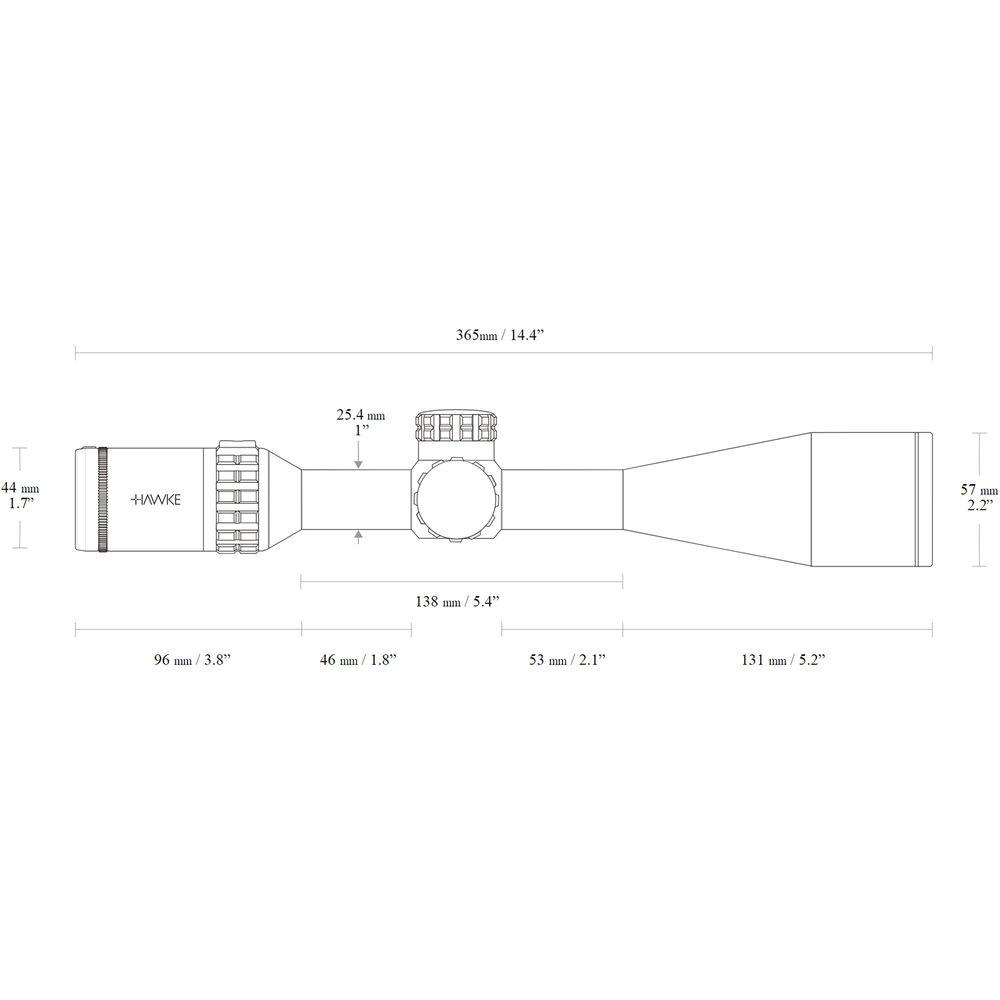 Hawke Sport Optics 5-25x50 Frontier SF Riflescope