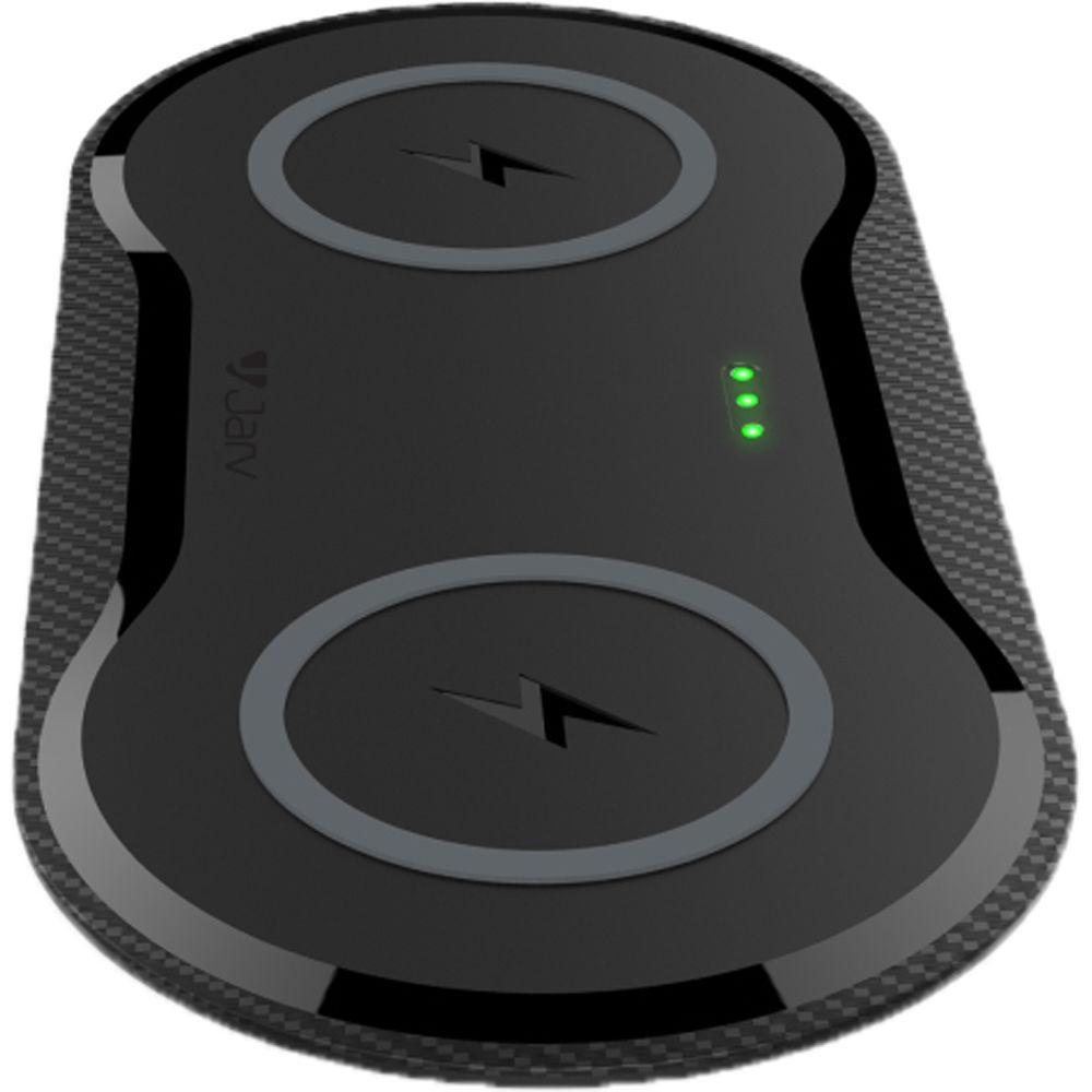 JarvMobile 20W Dual Wireless Charging Pad for Qi-Enabled Devices