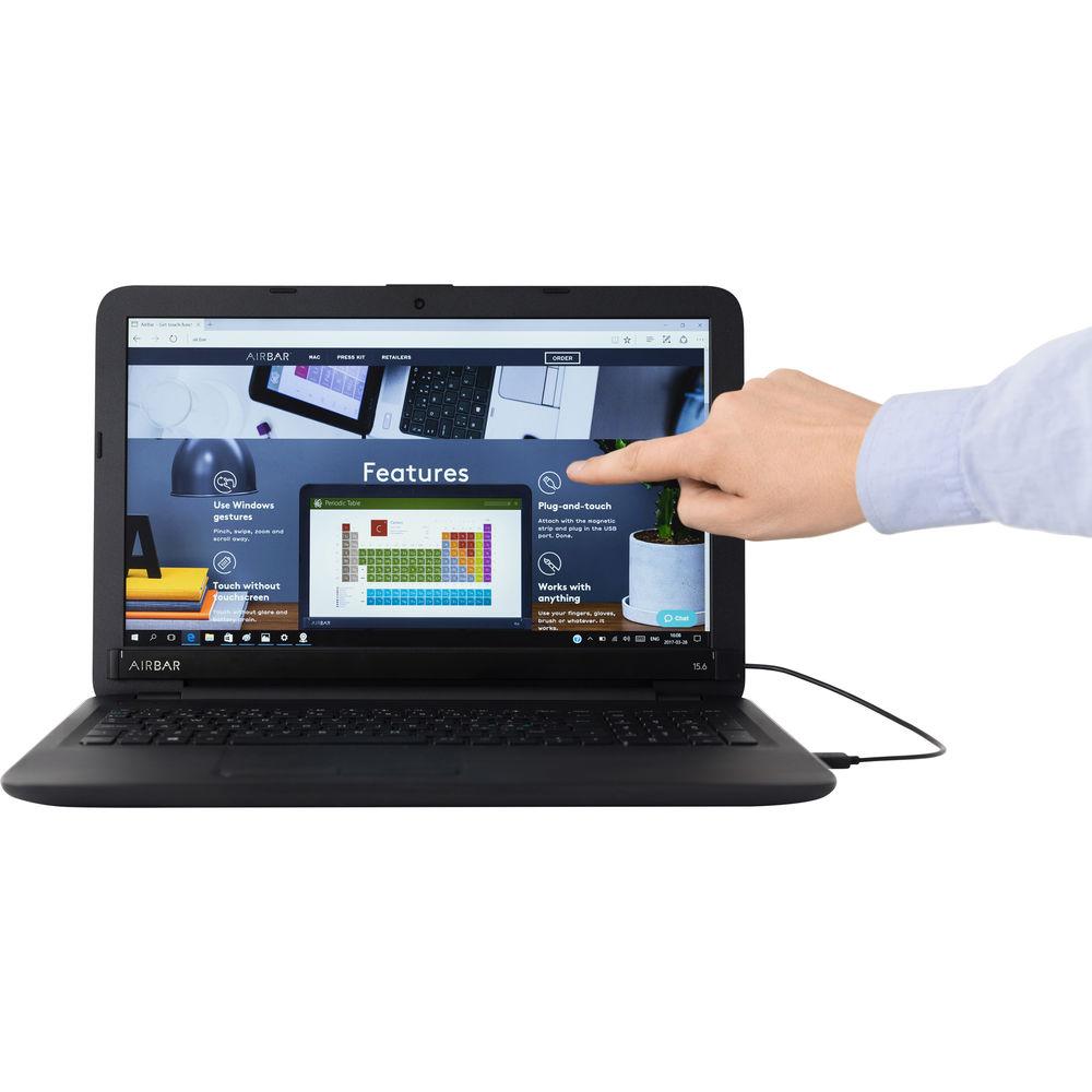 Neonode AirBar Touchscreen Sensor for 15.6" Windows 10 Laptops