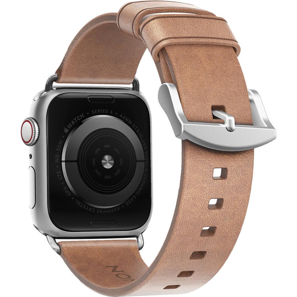 Nomad Modern Leather Watch Strap for 38mm 40mm Apple Watch