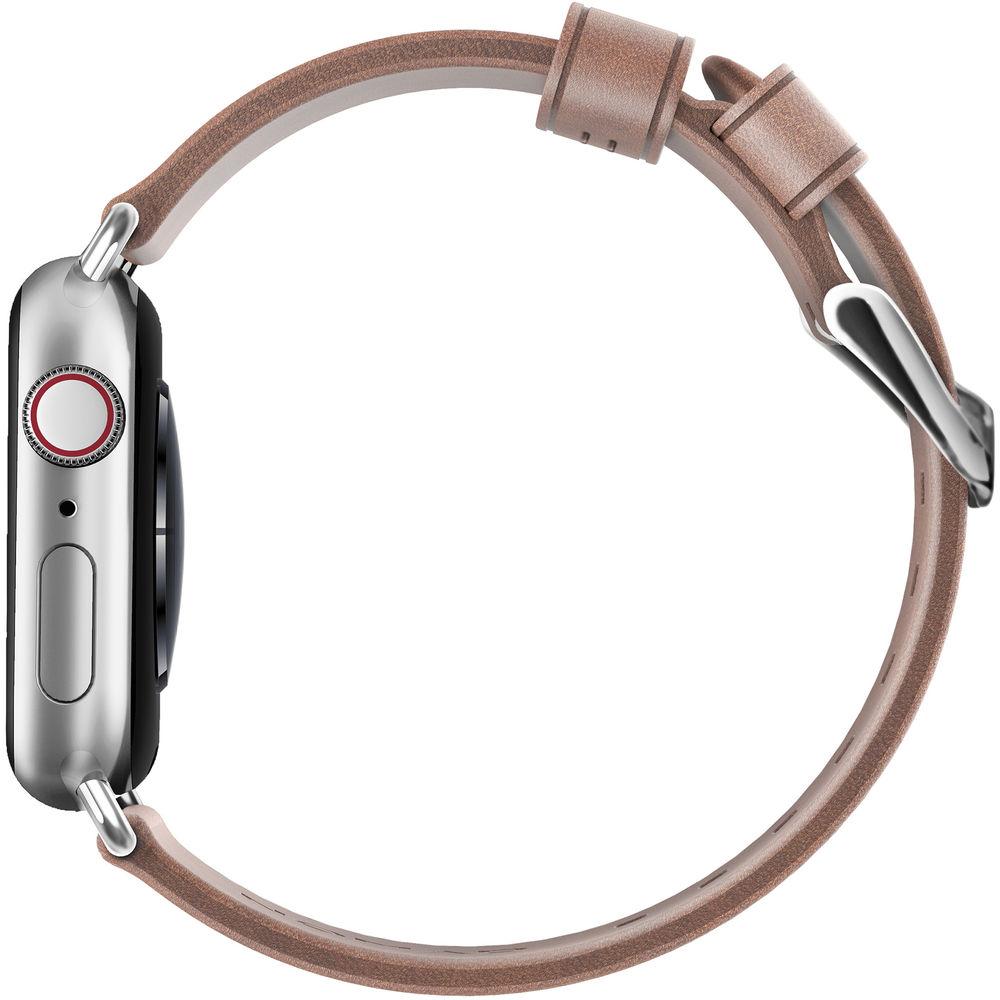 Nomad Modern Leather Watch Strap for 38mm 40mm Apple Watch