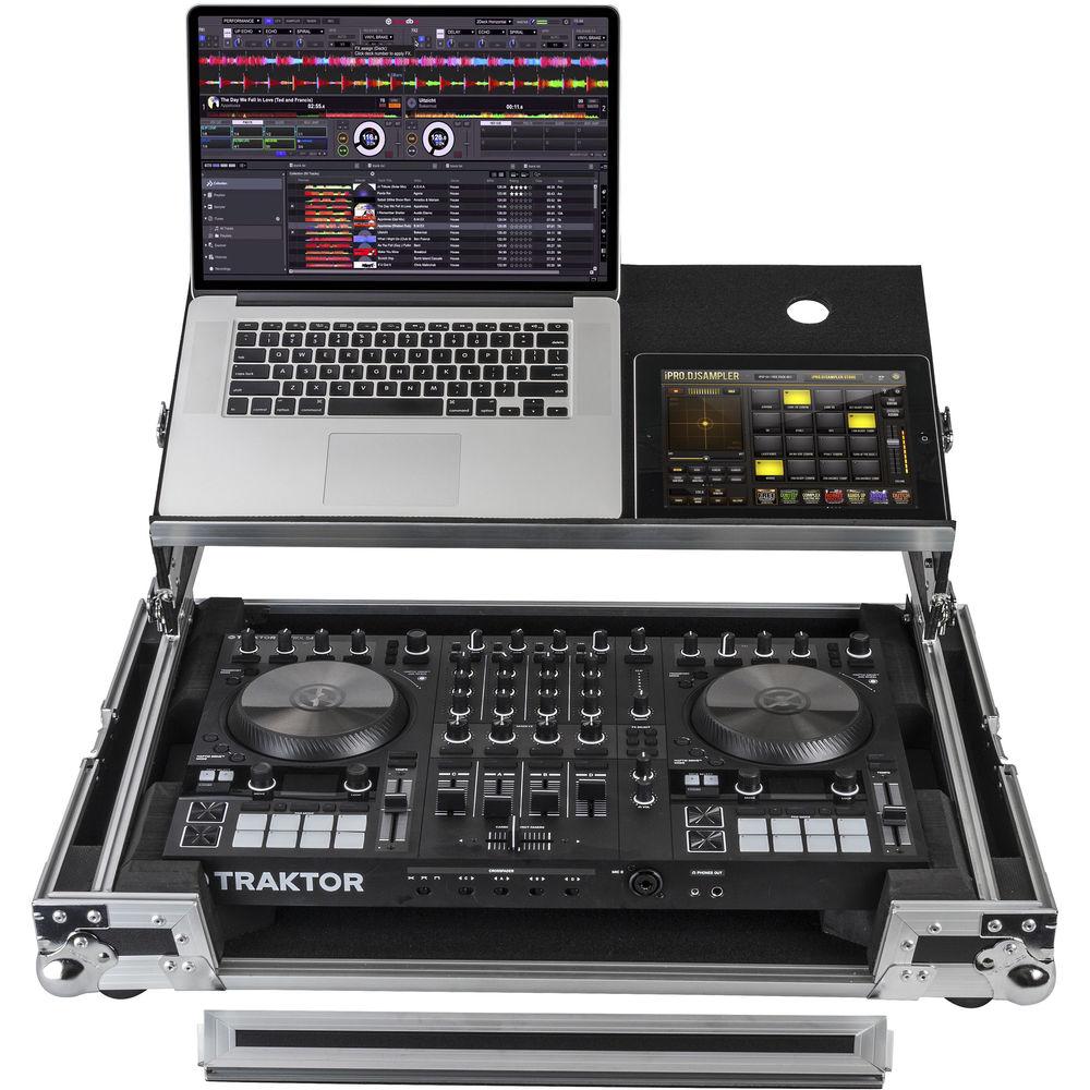 Odyssey Innovative Designs Flight Zone Glide Style Case for Traktor Kontrol S4 MK3 DJ Controller