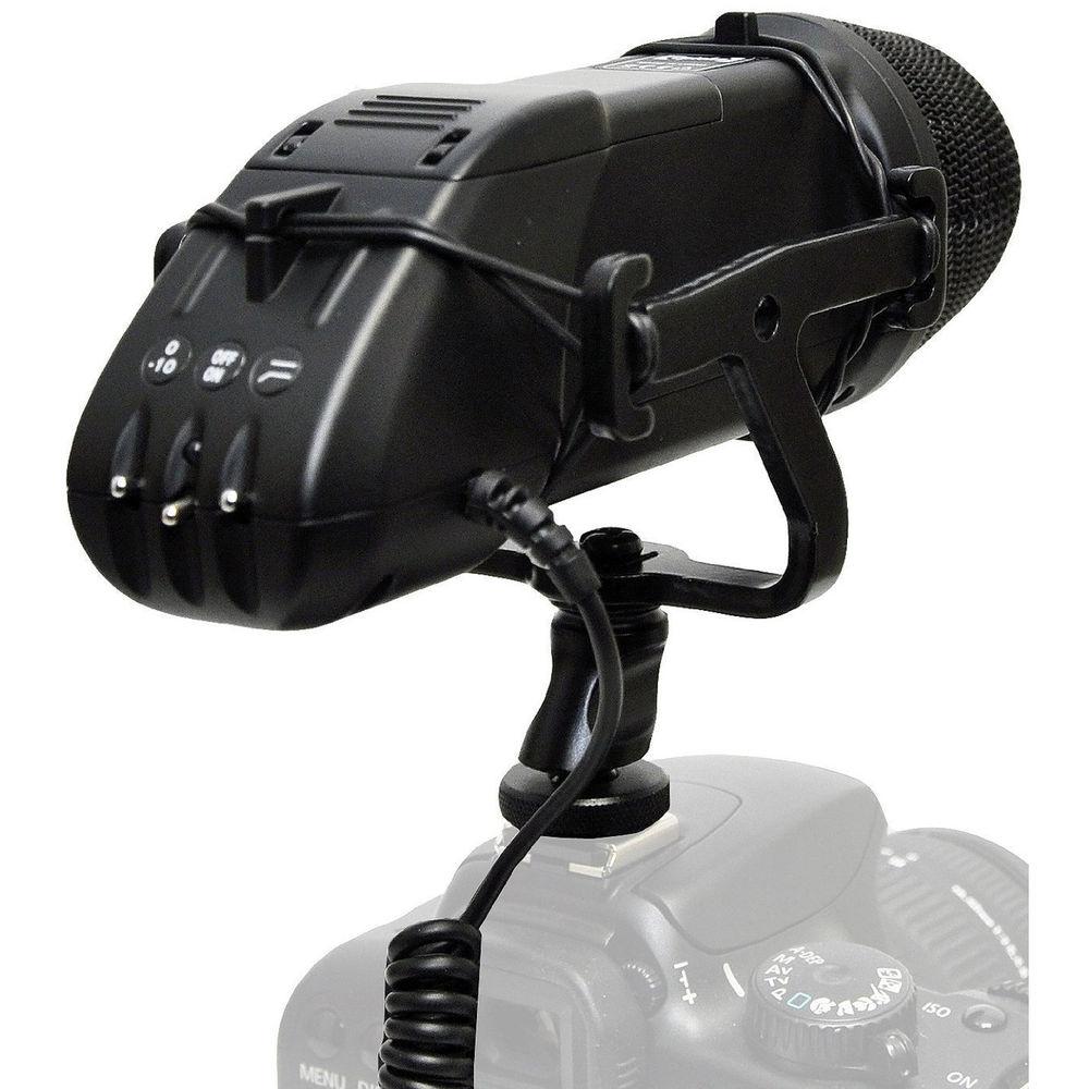 Opteka VM-200 Video Condenser Stereo Shotgun Microphone